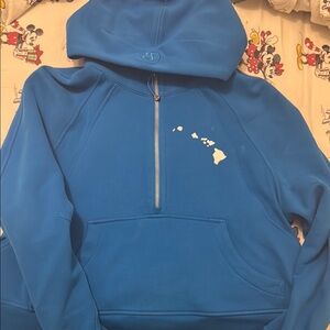 Lululemon Blue Half-Zip Hoodie